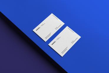 MNML Business Cards Branding Mockup Scene 17