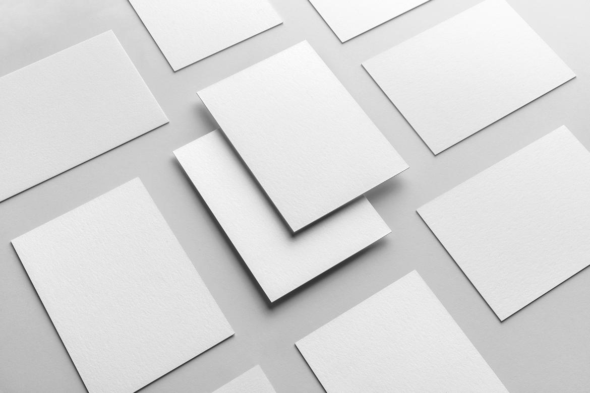 MNML Flyers Letterheads Branding Mockup Scene 18