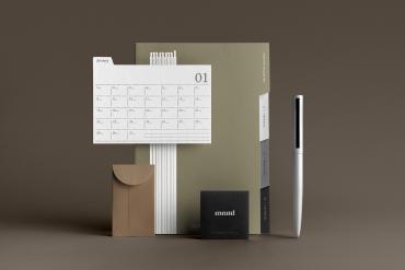 MNML Branding Stationery Mockup Scene 19