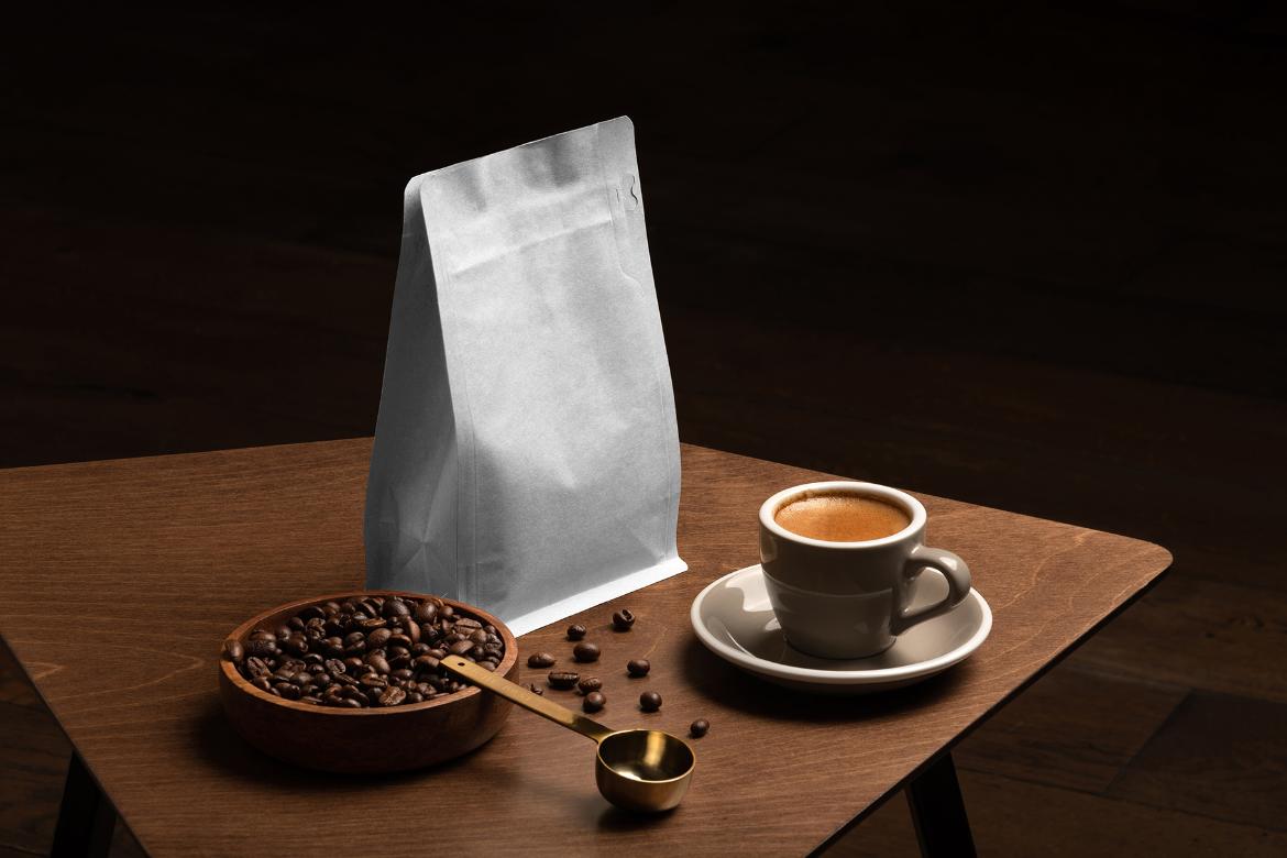 Roast Coffee Packaging Mockup Scene 19
