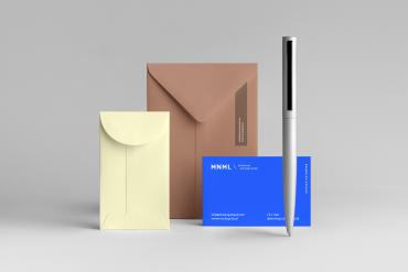 MNML Branding Stationery Mockup Scene 20