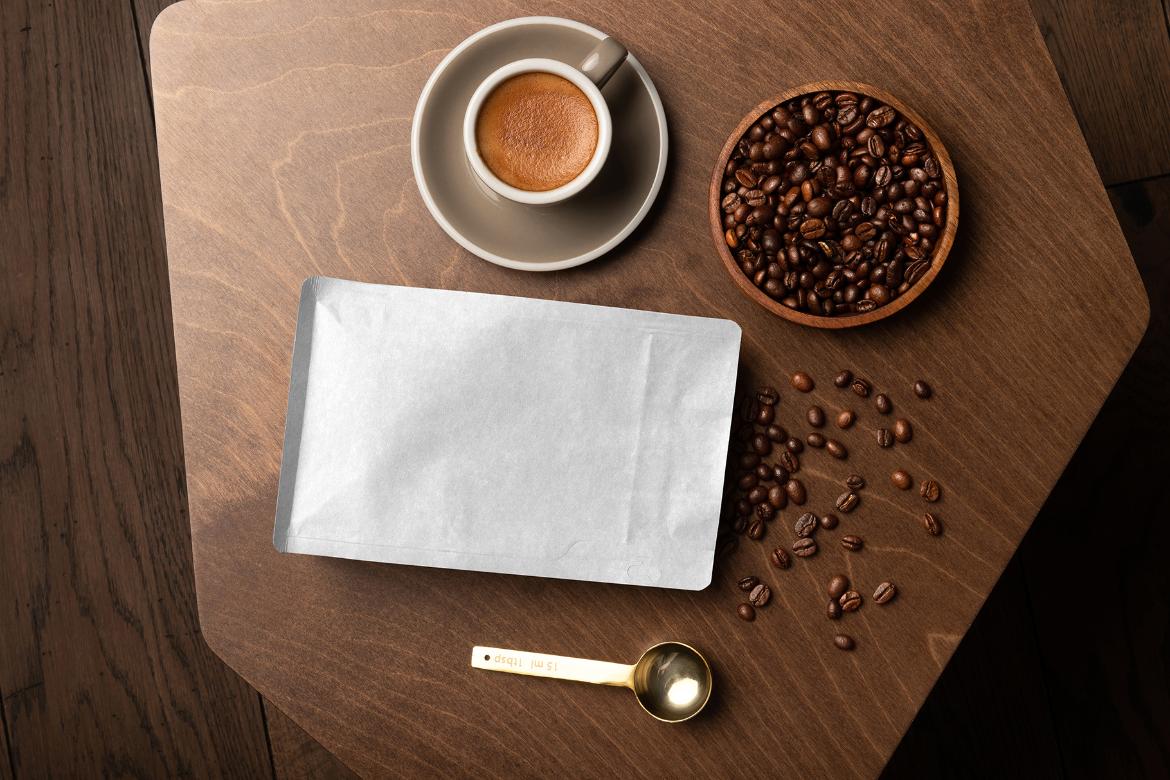 Roast Coffee Packaging Mockup Scene 20