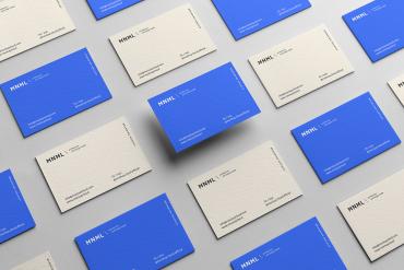 MNML Business Cards Branding Mockup Scene 23
