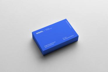 MNML Business Cards Branding Mockup Scene 27