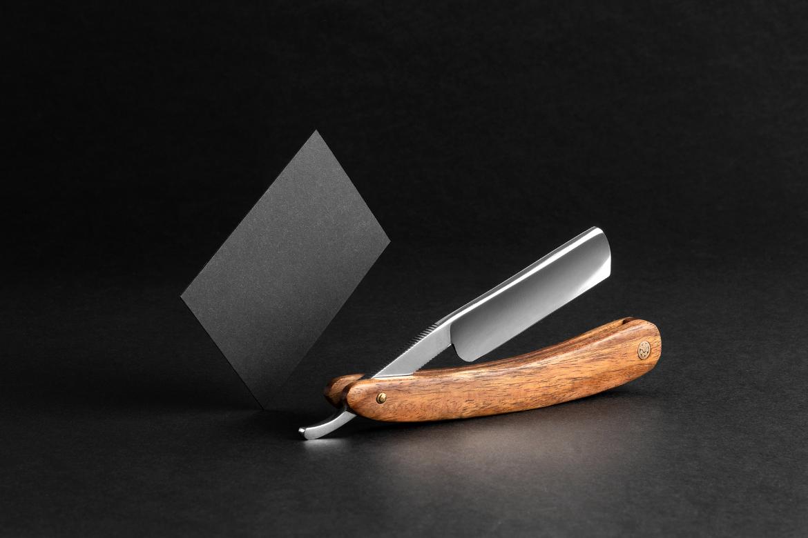 Barbershop Business Card Branding Mockup Scene 27