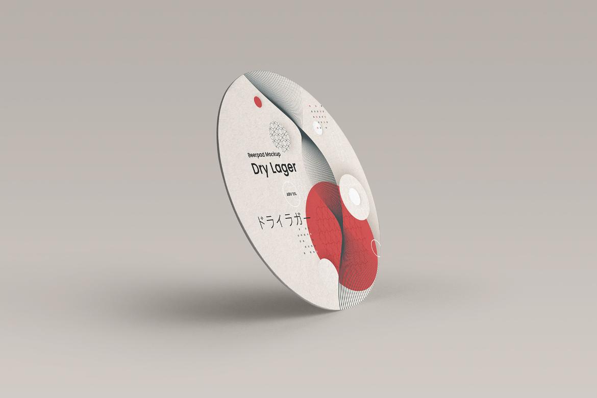 Beer Pads Branding Mockup Scene 34