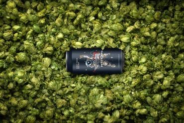 Craft Beer Can Hops Background Mockup Scene 40