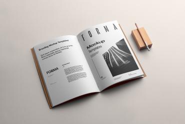 Forma Brochure Branding Mockup Scene 02