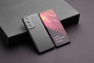 Smartphone Mockup Scene Android 03