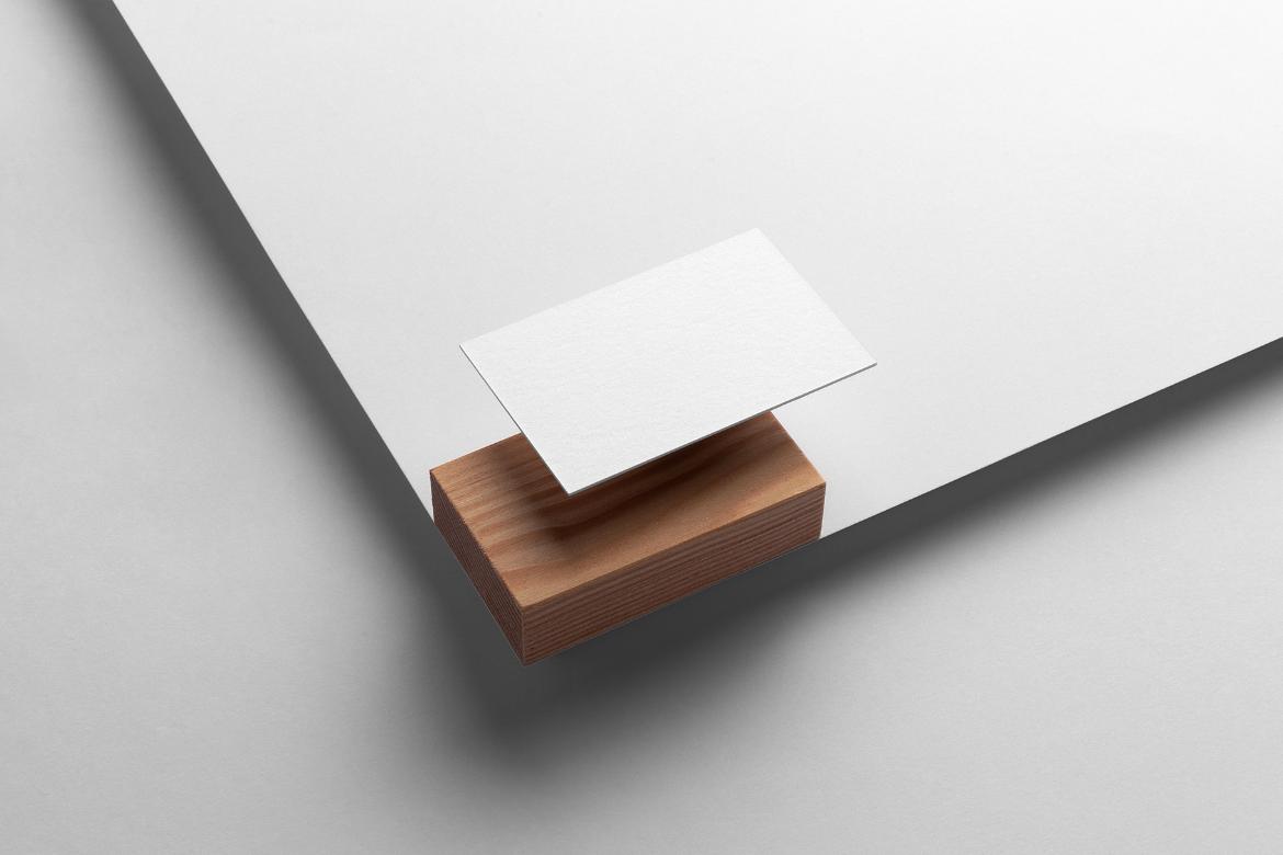 Forma Business Card Branding Mockup Scene 03