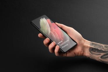 Smartphone Mockup Scene Android 06