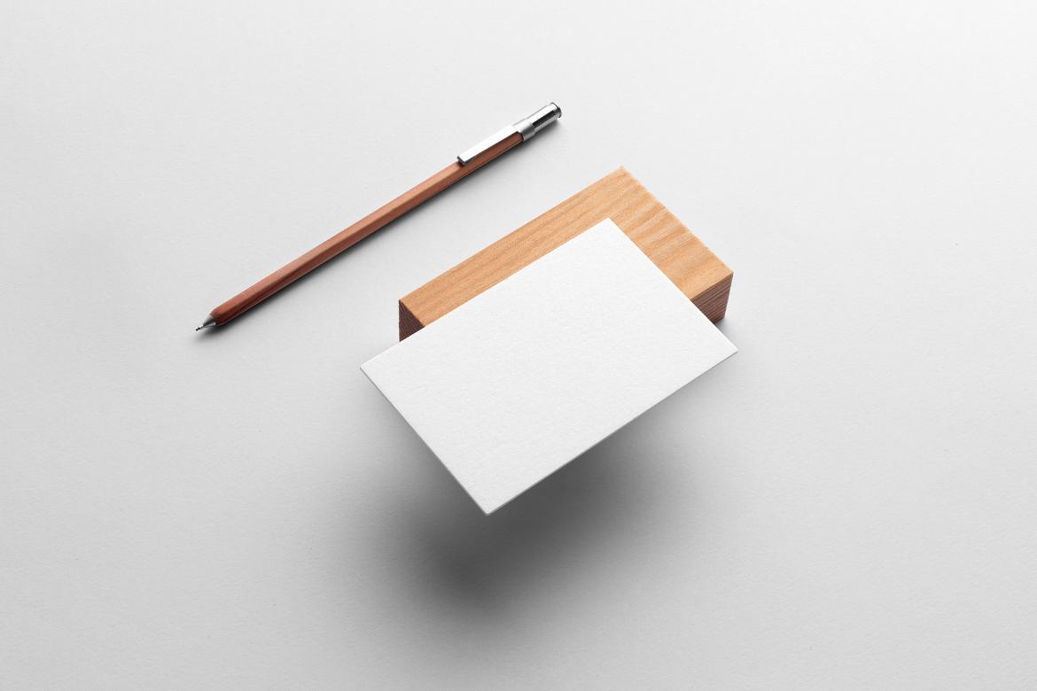 Forma Business Card Branding Mockup Scene 08