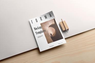 Forma A4 Letterhead Branding Mockup Scene 09
