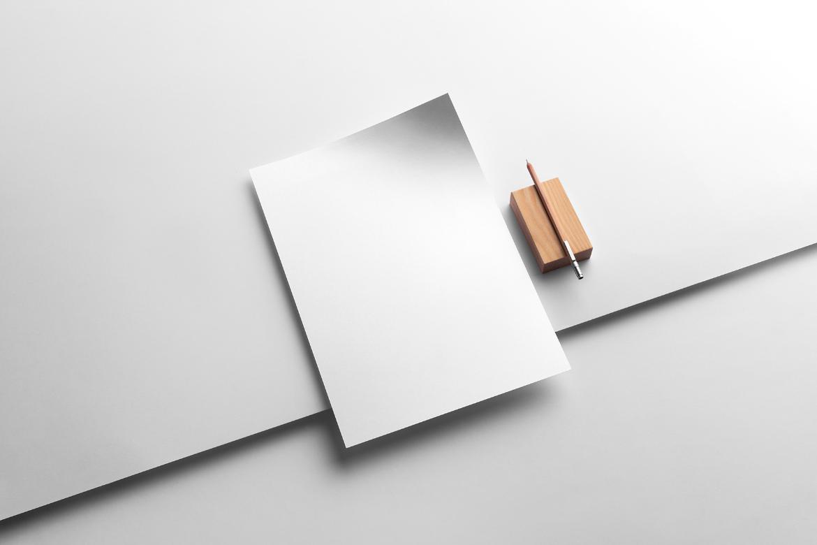 Forma A4 Letterhead Branding Mockup Scene 09
