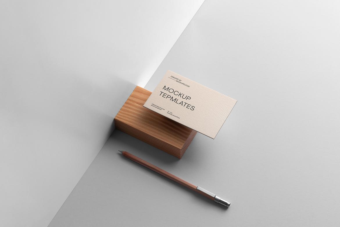 Forma Business Card Branding Mockup Scene 18