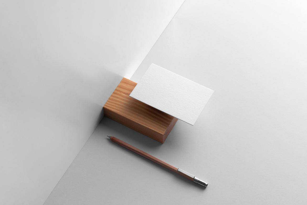 Forma Business Card Branding Mockup Scene 18
