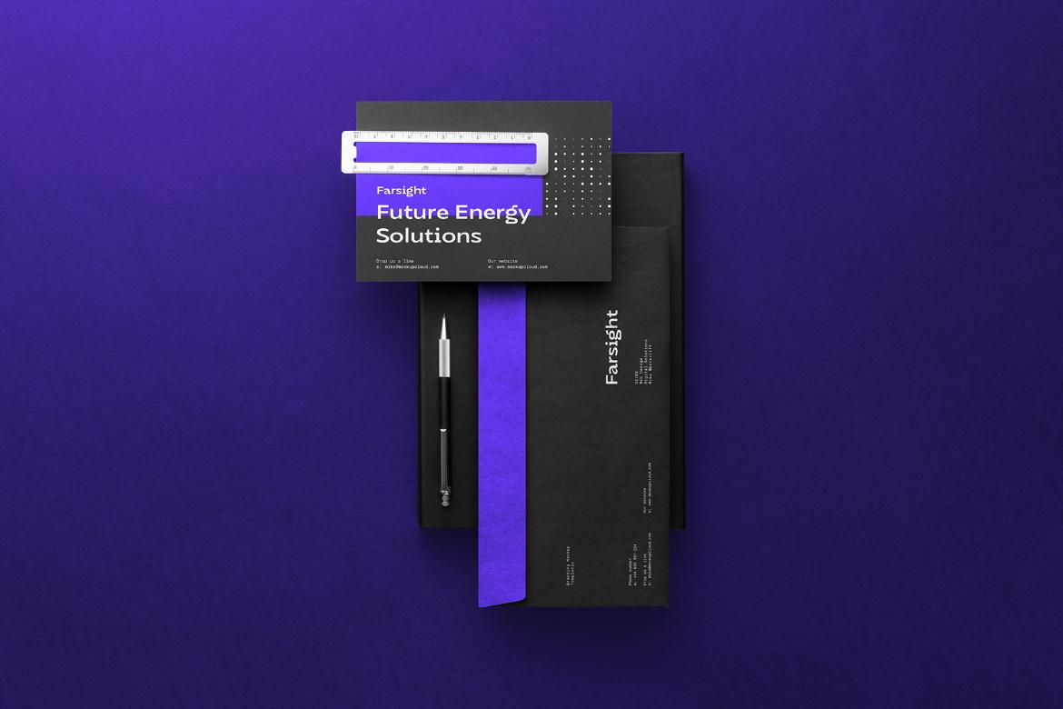 Farsight Branding Stationery Mockup Scene 03