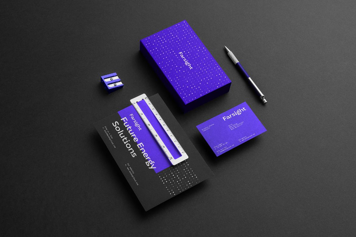 Farsight Branding Stationery Mockup Scene 04