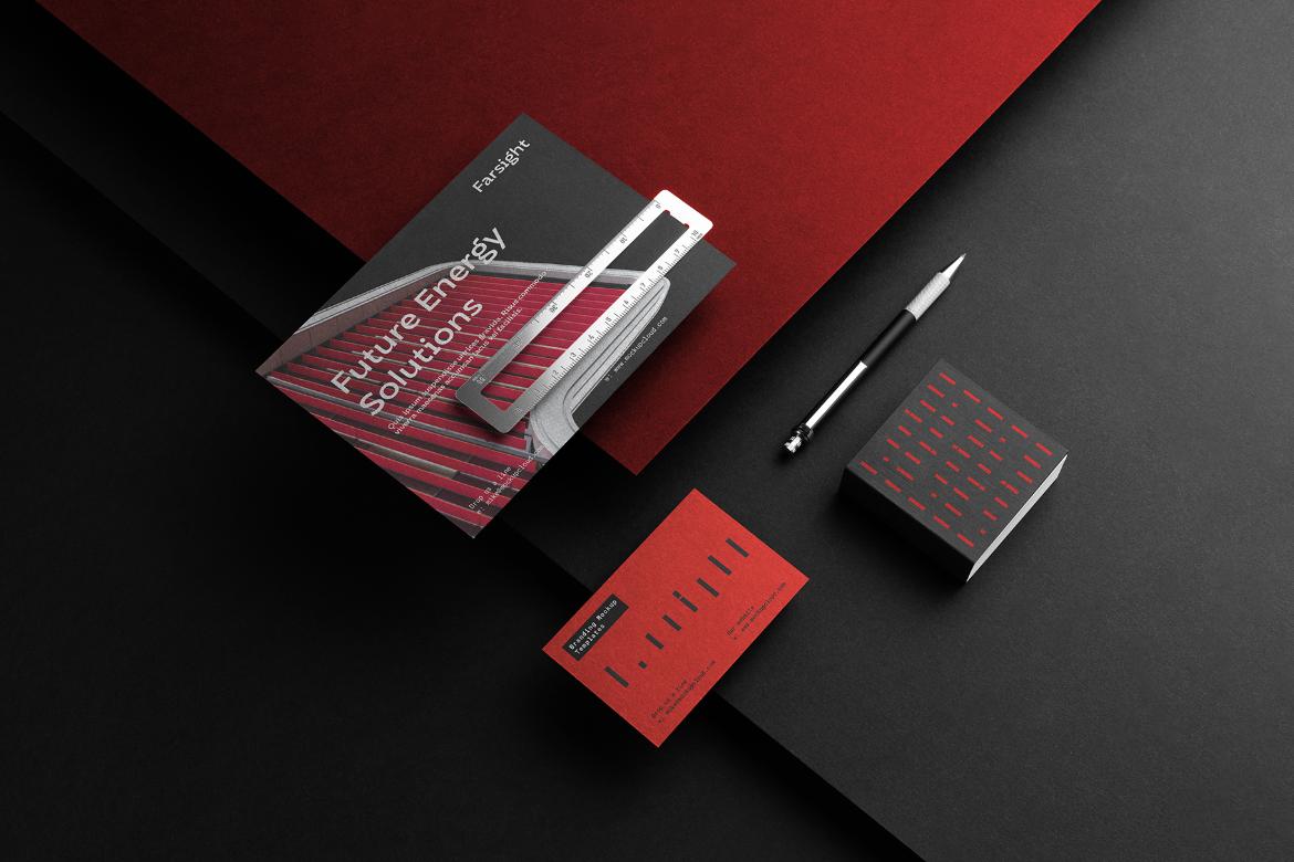 Farsight Branding Stationery Mockup Scene 05