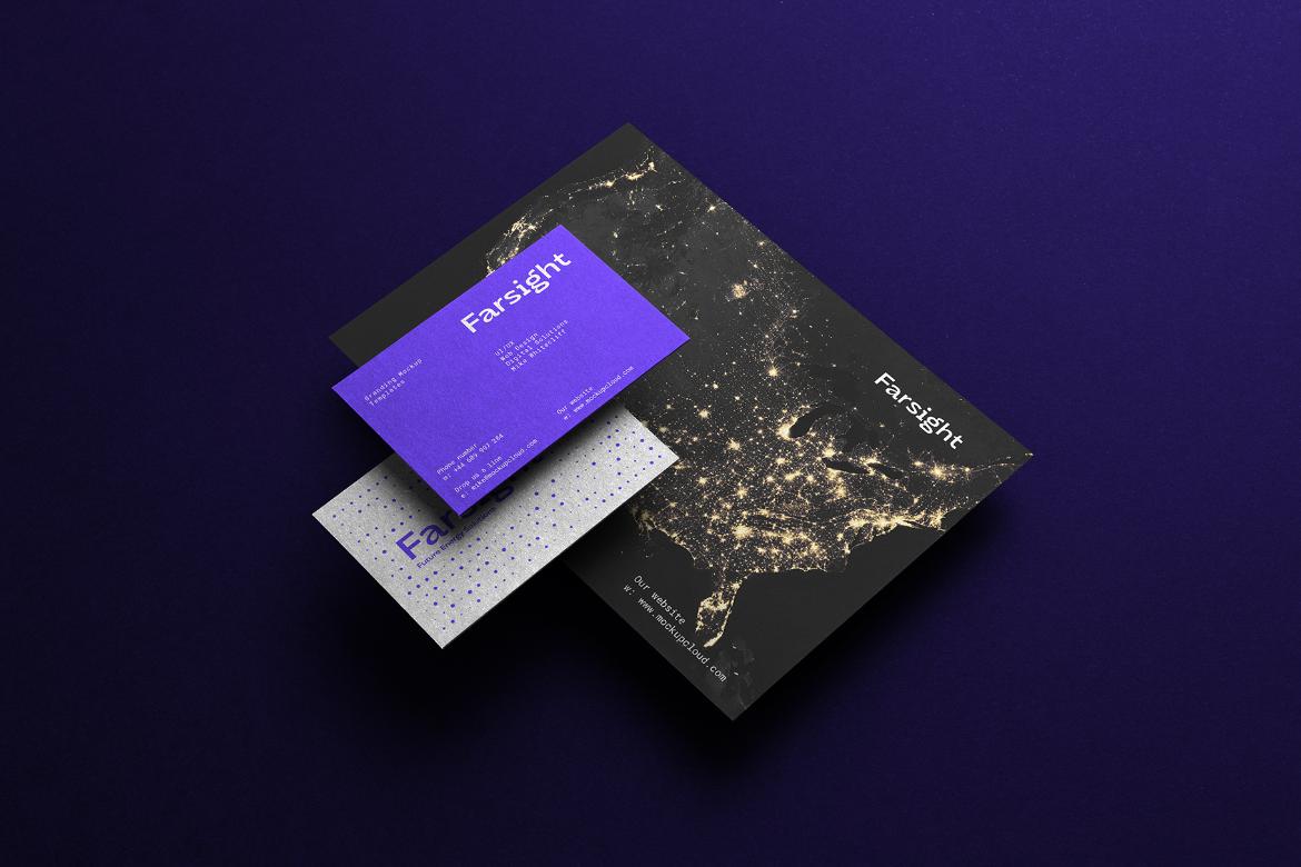 Farsight Branding Stationery Mockup Scene 10