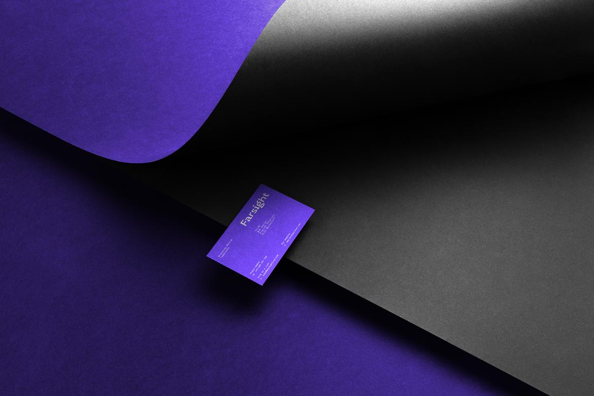 Farsight Business Card Mockup Scene 12