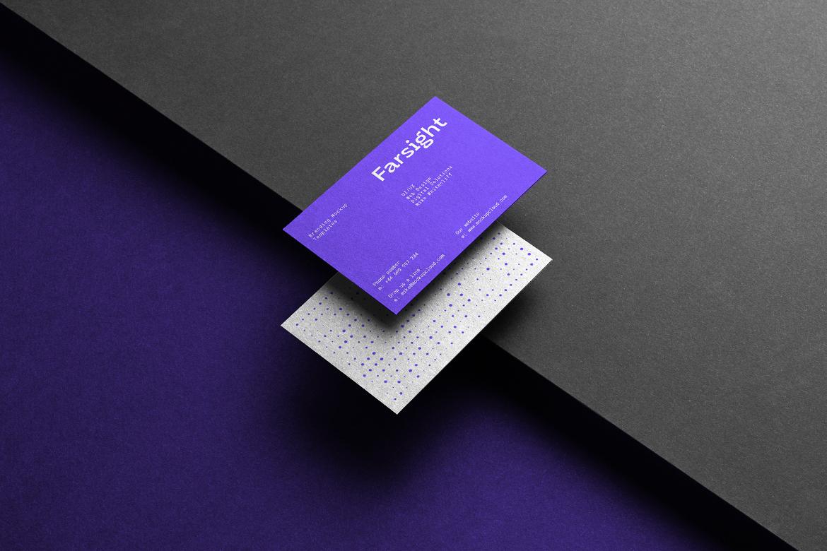 Farsight Business Cards Mockup Scene 13