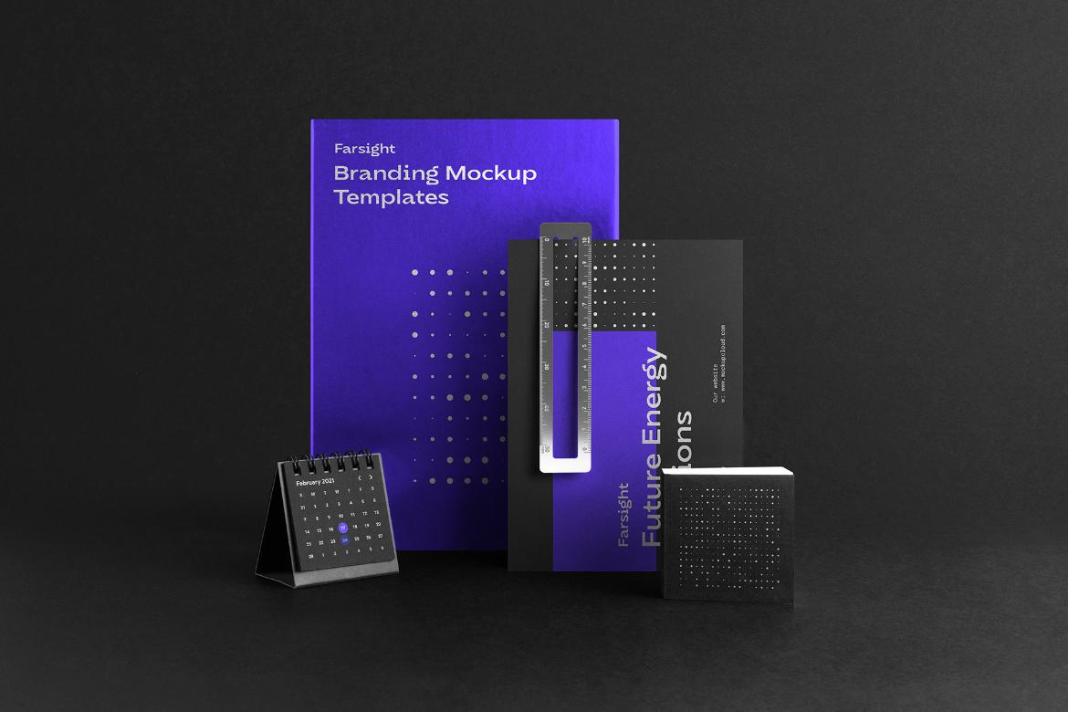 Farsight Branding Stationery Mockup Scene 27