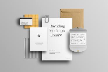 Branding Mockups Library Scene 04