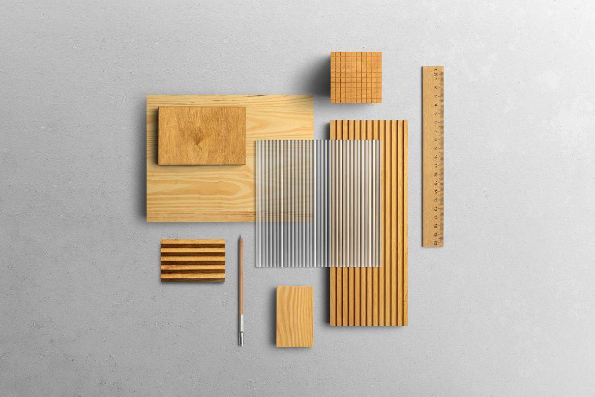 Wooden Materials Mood Board Scene 07