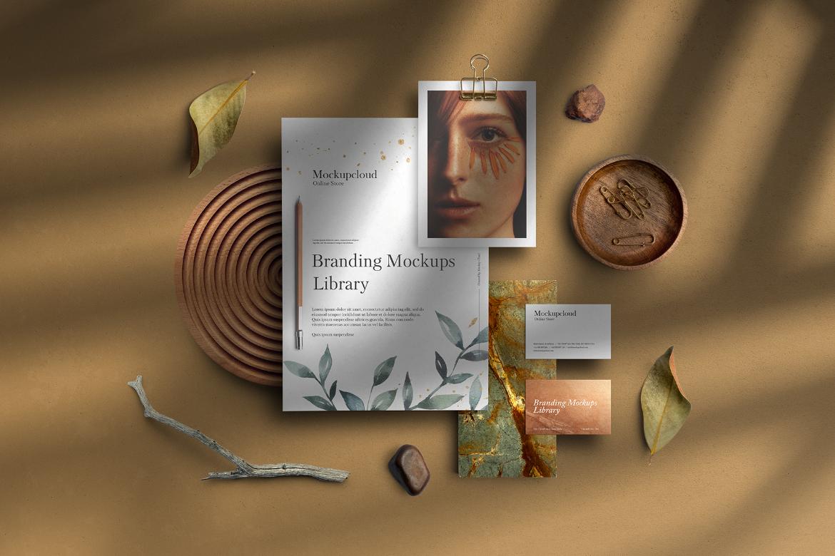 Branding Stationery Mockups Library Scene 11
