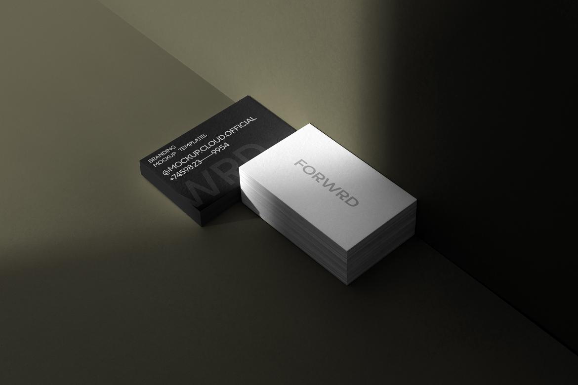 Forwrd Business Cards Branding Mockup Scene 11