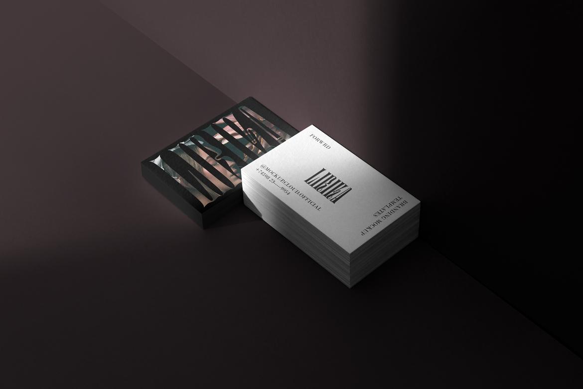 Forwrd Business Cards Branding Mockup Scene 11