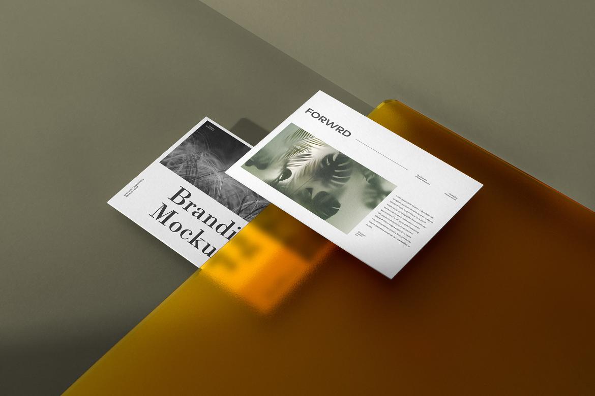 Forwrd Flyer Cards Branding Mockup Scene 13