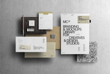 Branding Stationery Mockups Library Scene 15