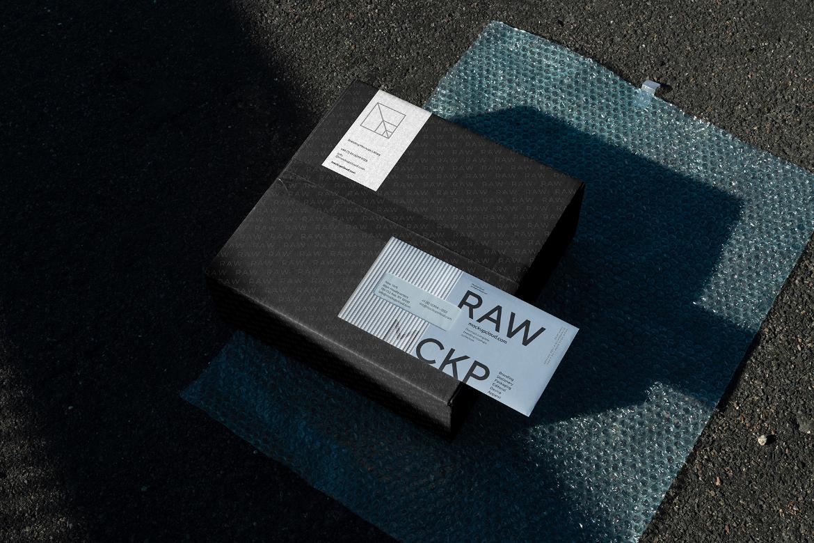 Packaging and Envelope Branding Mockup Scene Raw-01-06