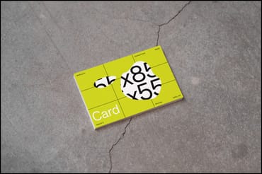 Concrete Minimal Business Card Mockup - 2_041