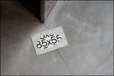 Concrete Minimal Business Card Mockup - 2_043