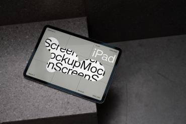 Concrete Minimal iPad Mockup - 2_044