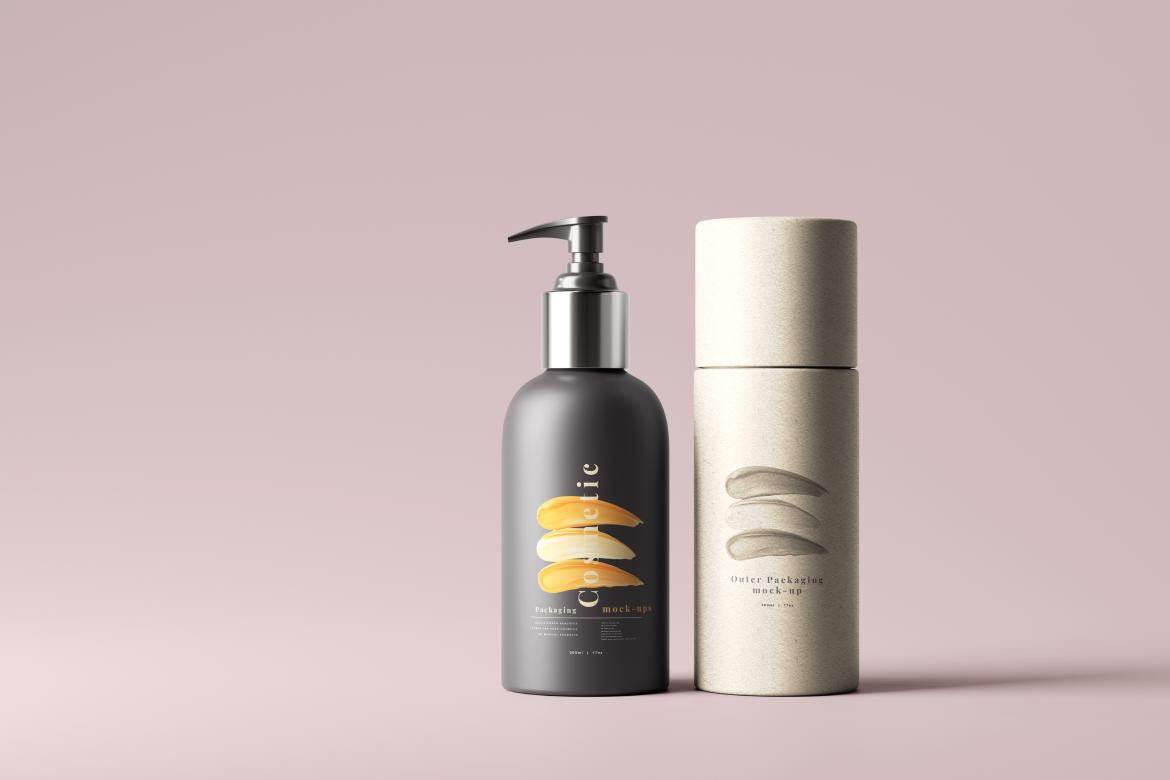 Pump Dispenser Bottle Mockups