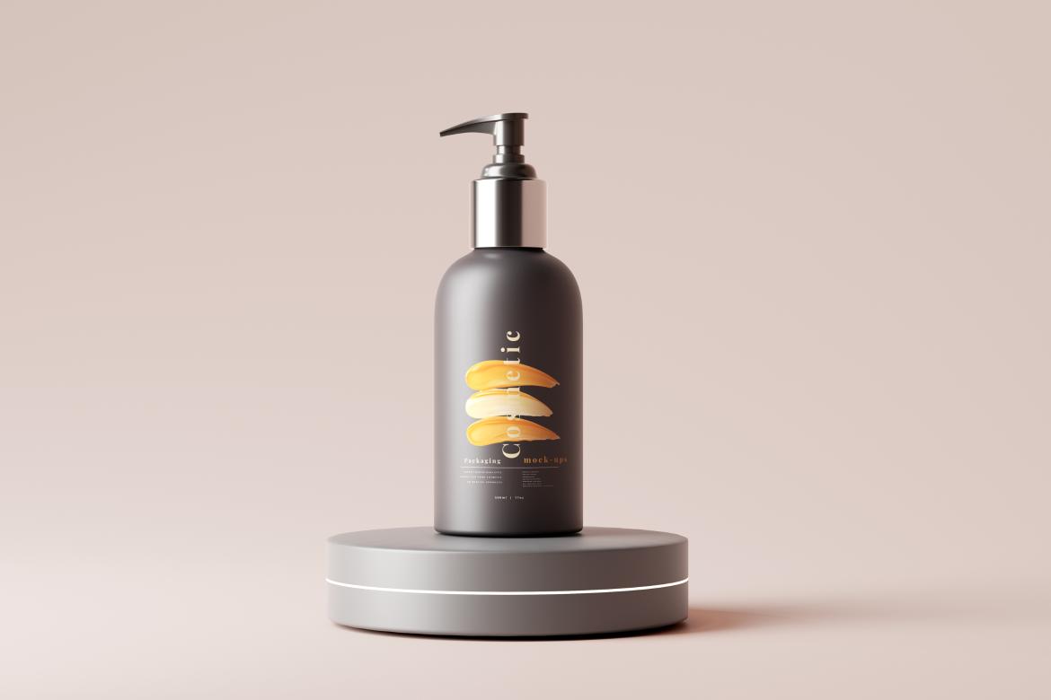 Pump Dispenser Bottle Mockups