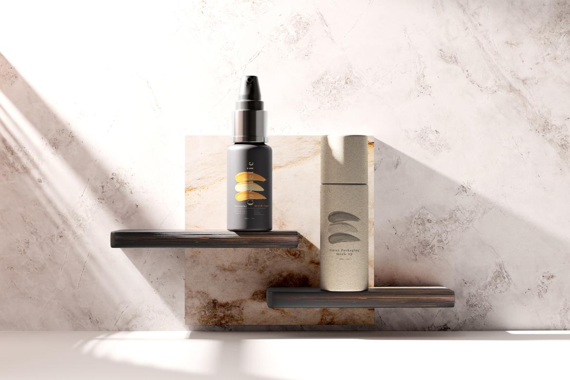 Spray Bottle Mockups