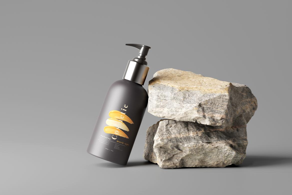 Pump Dispenser Bottle Mockups