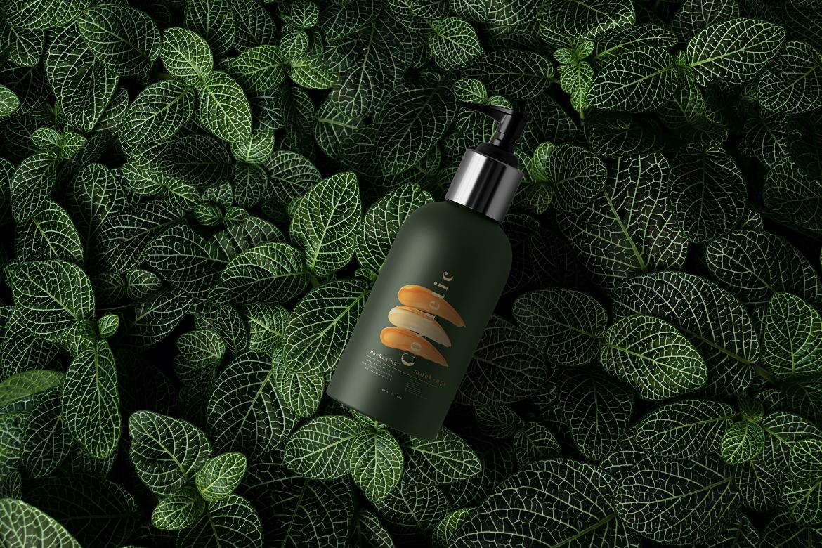 Pump Dispenser Bottle Mockups