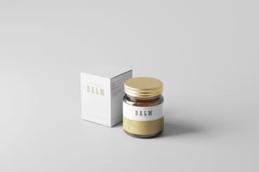 Ointment Balm Bottle Mockup