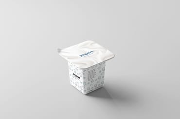 Yogurt Cup Mockup