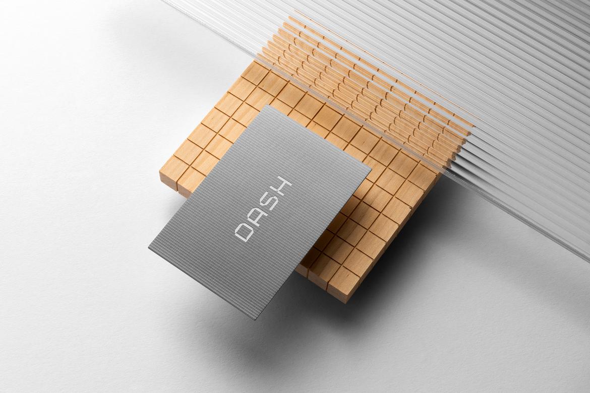 Dash Business Card Branding Mockup Scene 15