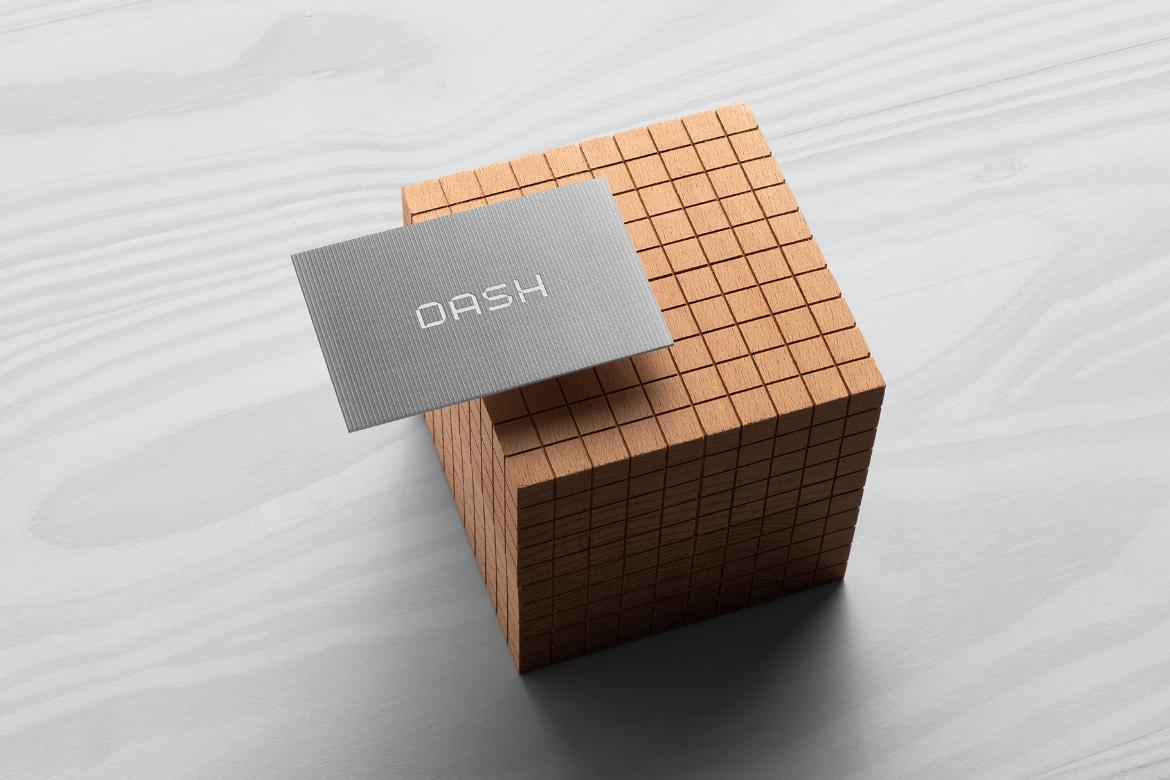 Dash Business Card Branding Mockup Scene 16