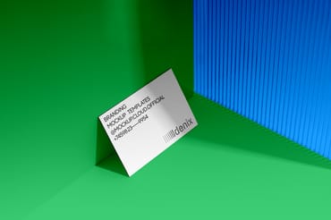 Idenix Business Card Branding Mockup Scene 11