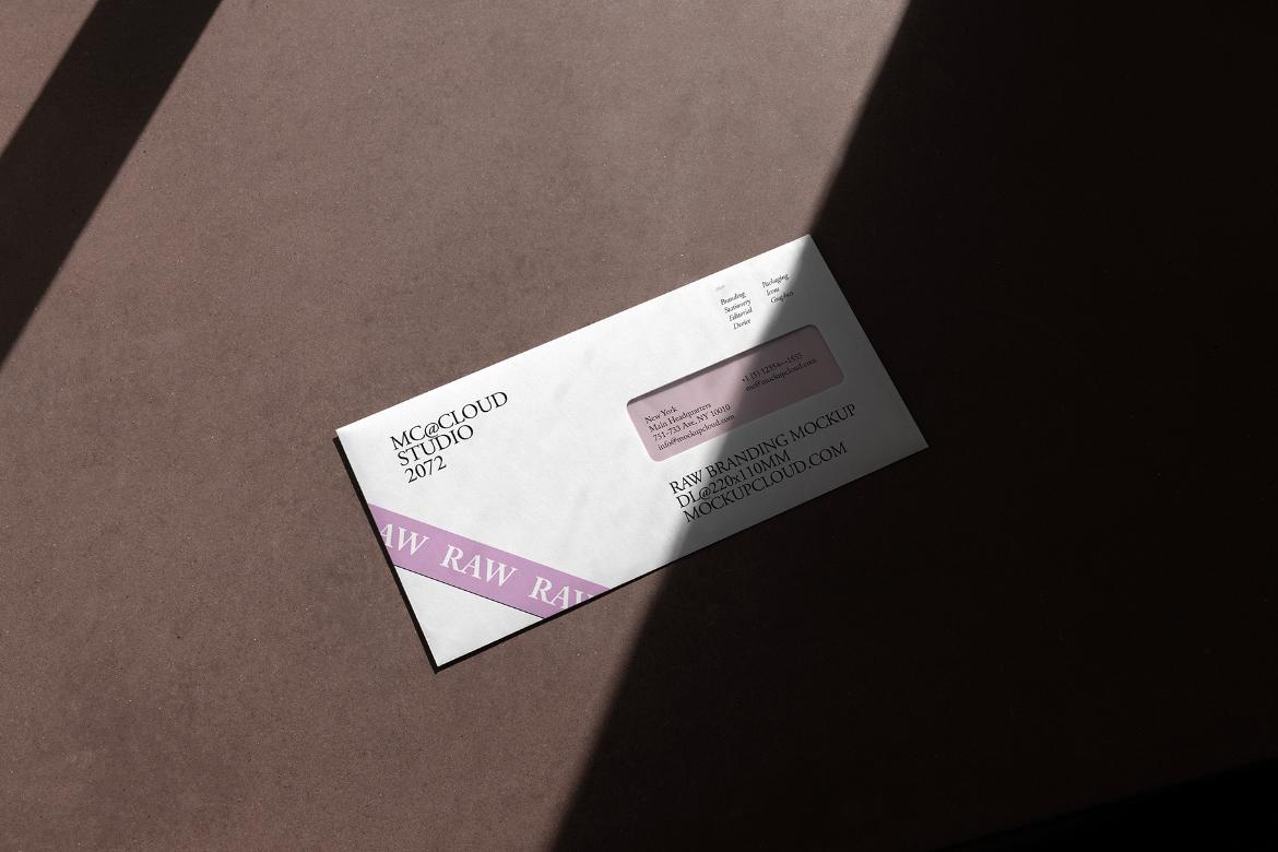 Envelope DL Branding Mockup Scene Raw-03-20
