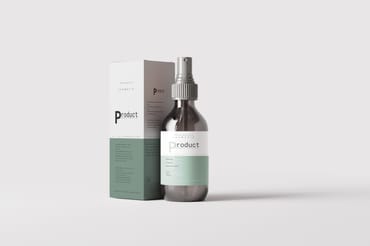 Spray Bottle Mockup